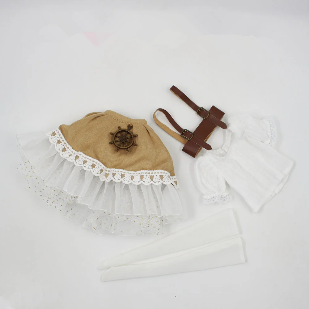 Clothes for 1/4 BJD Doll 45cm Outfit Lace Dress White Shirt with Stocking Forturn Days Special Offe Free Shipping
Clothes for 1/4 BJD Doll 45cm Outfit Lace Dress White Shirt with Stocking Forturn Days Special Offe Free Shipping