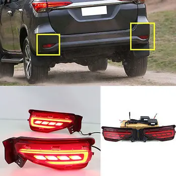 For Toyota FORTUNER 2015 2016 After Light Rear Foglight Assembly Tail fog lamp LED Lights guide Car Parts Accessories 2pcs
For Toyota FORTUNER 2015 2016 After Light Rear Foglight Assembly Tail fog lamp LED Lights guide Car Parts Accessories 2pcs