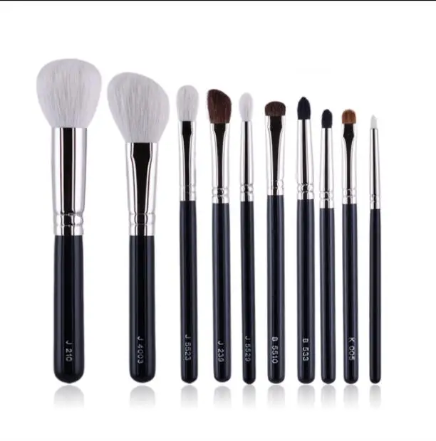 10pcs Makeup Brush Set Goat Hair J210 Round Powder J4003 Angled Blush J5523 Eyeshadow J5529 B533 J239 k005 B5510 Shadow Blender
10pcs Makeup Brush Set Goat Hair J210 Round Powder J4003 Angled Blush J5523 Eyeshadow J5529 B533 J239 k005 B5510 Shadow Blender