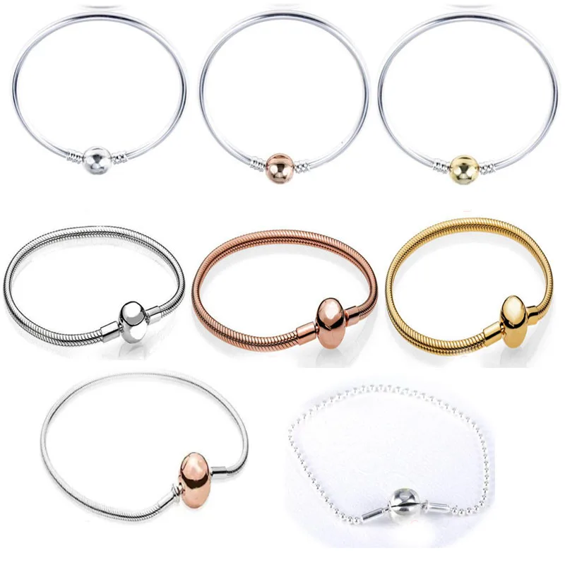 100% authentic 925 Sterling Silver snake bracelet beads chain FOR thin 2mm european Original Bracelet for Women Jewelry Gift
100% authentic 925 Sterling Silver snake bracelet beads chain FOR thin 2mm european Original Bracelet for Women Jewelry Gift