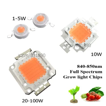 2016 Led Chip Hydroponice 1W/3W/10W/30w/50W/100w Epistar Grow chip,full spectrum 380nm-850nm cob beads for indoor plant grow DIY
2016 Led Chip Hydroponice 1W/3W/10W/30w/50W/100w Epistar Grow chip,full spectrum 380nm-850nm cob beads for indoor plant grow DIY
