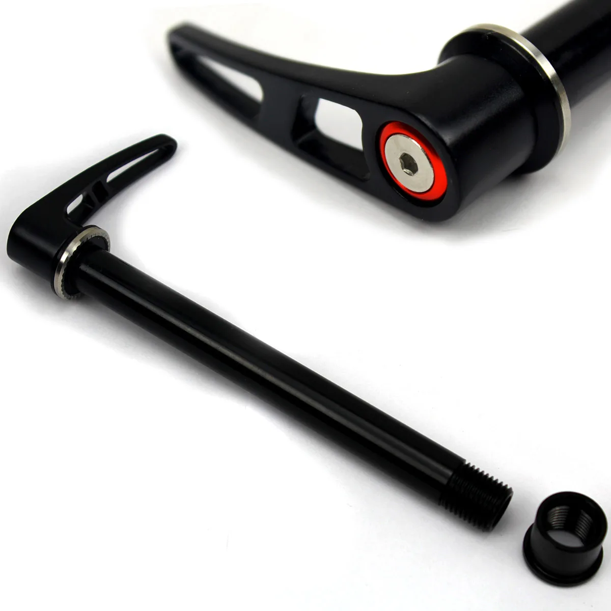 Front Thru axle for MTB front fork 15*100 mm bicycle skewer with a LockNut QR 15x100 length 148mm thread pitch M15x1.5
Front Thru axle for MTB front fork 15*100 mm bicycle skewer with a LockNut QR 15x100 length 148mm thread pitch M15x1.5