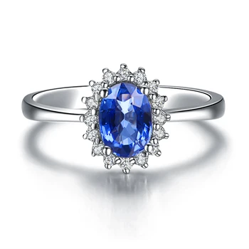 GVBORI 18K White Gold 0.6CT Sapphire Classic Diamond Wedding Ring For Women Gold Blue Gemstone Ring Fine Jewelry EngagementParty
GVBORI 18K White Gold 0.6CT Sapphire Classic Diamond Wedding Ring For Women Gold Blue Gemstone Ring Fine Jewelry EngagementParty