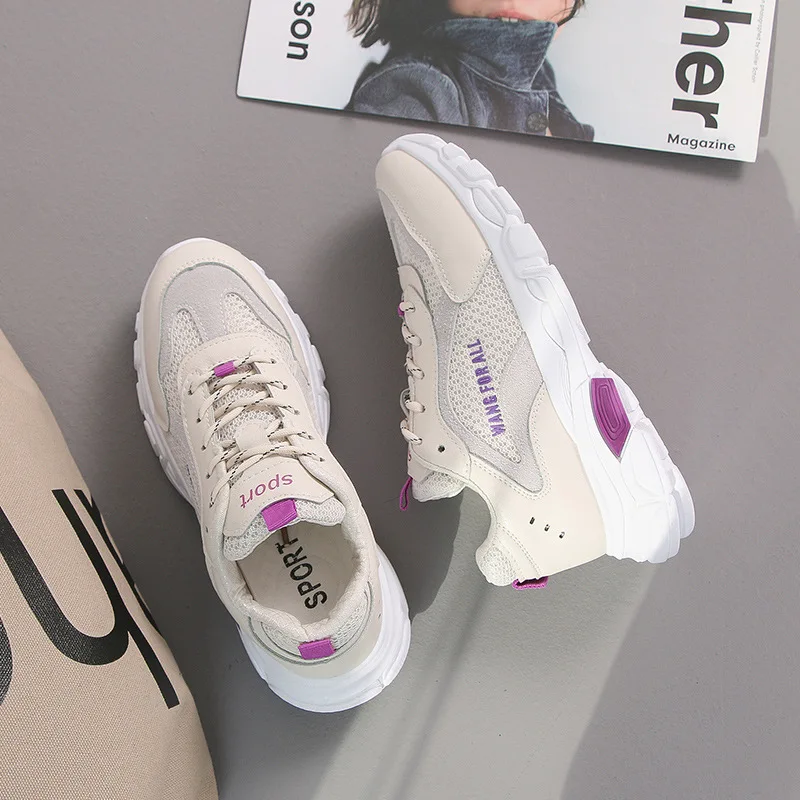 2019 autumn new fashion simple color matching casual shoes women trend mesh breathable comfortable flat shoes
2019 autumn new fashion simple color matching casual shoes women trend mesh breathable comfortable flat shoes