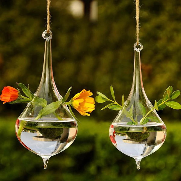 Clear Water Drop Glass Hanging Vase Bottle Terrarium Hydroponic Plant Flower DIY Table Wedding Garden Decor Drop shipping
Clear Water Drop Glass Hanging Vase Bottle Terrarium Hydroponic Plant Flower DIY Table Wedding Garden Decor Drop shipping