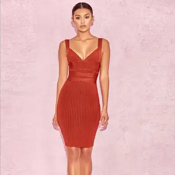 Hot style celebrityV-Neck mini sleeveless back red green brown sexy strap pub party slit bodycon women bandage dresses
Hot style celebrityV-Neck mini sleeveless back red green brown sexy strap pub party slit bodycon women bandage dresses