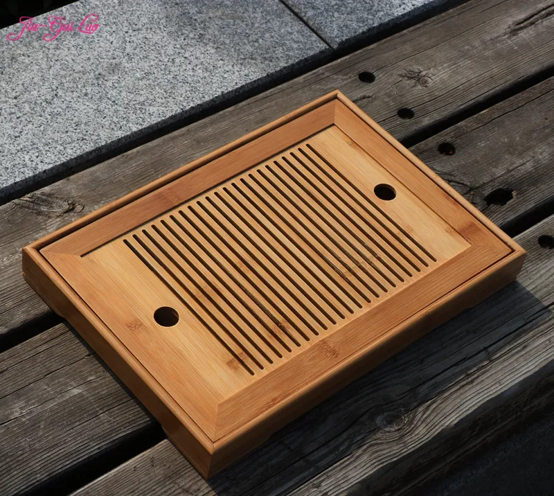 JIA-GUI LUO Bamboo Rectangular Kung Fu tea tray Pu'er Tieguanyin bar supplies household items Send father gifts F004
JIA-GUI LUO Bamboo Rectangular Kung Fu tea tray Pu'er Tieguanyin bar supplies household items Send father gifts F004