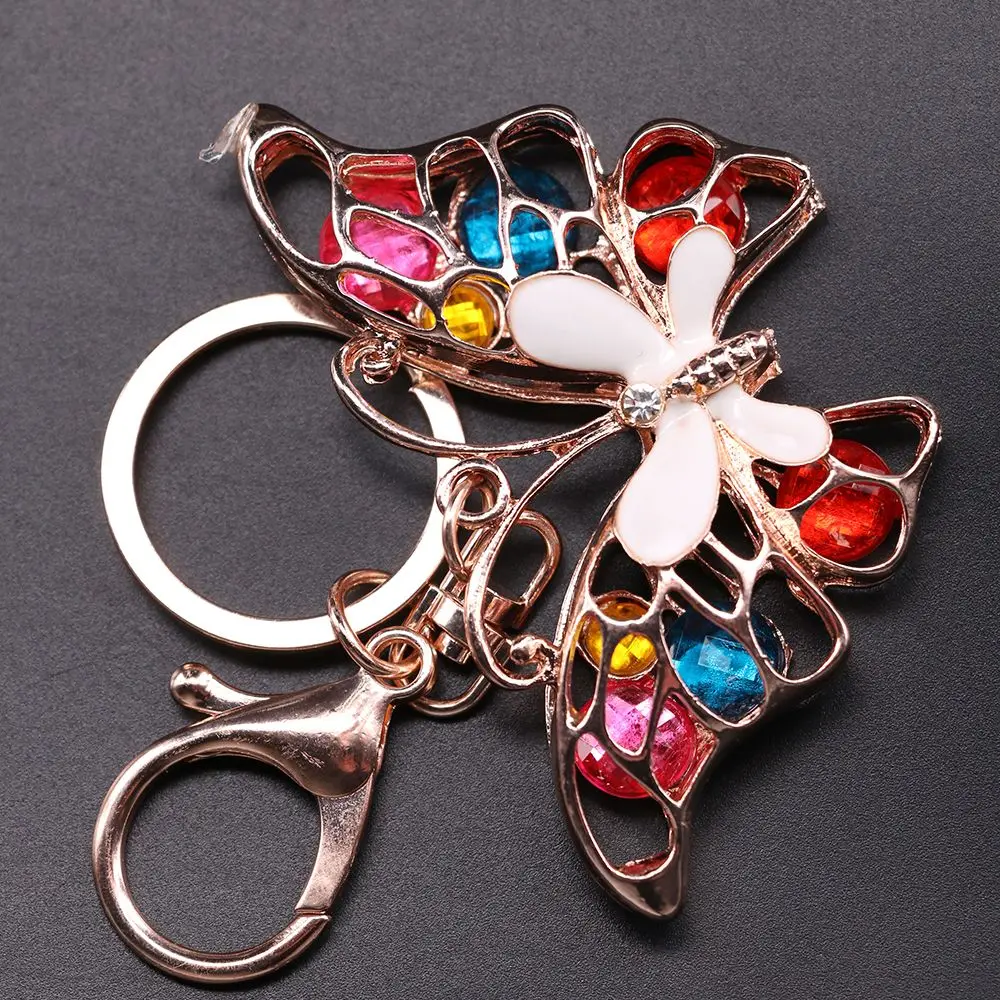 1 PC Newest Multicolor Butterfly Rhinestone Crystal Purse Bag Keychain Handbag Pendant Keyring Jewelry Gifts
1 PC Newest Multicolor Butterfly Rhinestone Crystal Purse Bag Keychain Handbag Pendant Keyring Jewelry Gifts