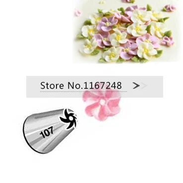 #107 Small Size Icing Piping Nozzles Cake DIY Decorating Sugarcraft Pastry Tip Tool Baking Tools
#107 Small Size Icing Piping Nozzles Cake DIY Decorating Sugarcraft Pastry Tip Tool Baking Tools