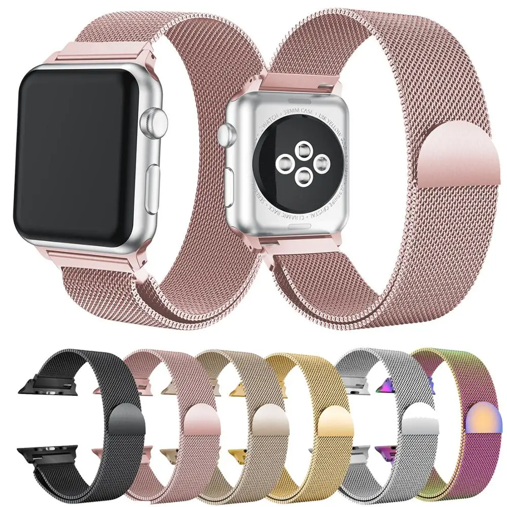 Milanese Loop For Apple Watch band 42mm 38mm 40mm 44mm Stainless Steel strap Bracelet for iwatch Series 4 3 2 1 watch band
Milanese Loop For Apple Watch band 42mm 38mm 40mm 44mm Stainless Steel strap Bracelet for iwatch Series 4 3 2 1 watch band