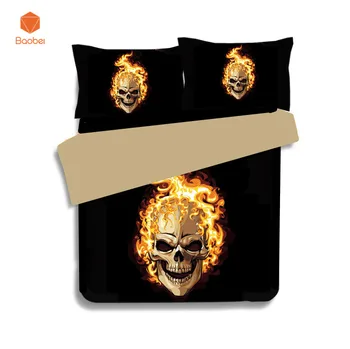2/3Pcs Firing Skull Decorative Bedding Set Soft King Queen Duvet Cover with pillowcaes Quilt Cover Luxury Home Textile SJ185
2/3Pcs Firing Skull Decorative Bedding Set Soft King Queen Duvet Cover with pillowcaes Quilt Cover Luxury Home Textile SJ185