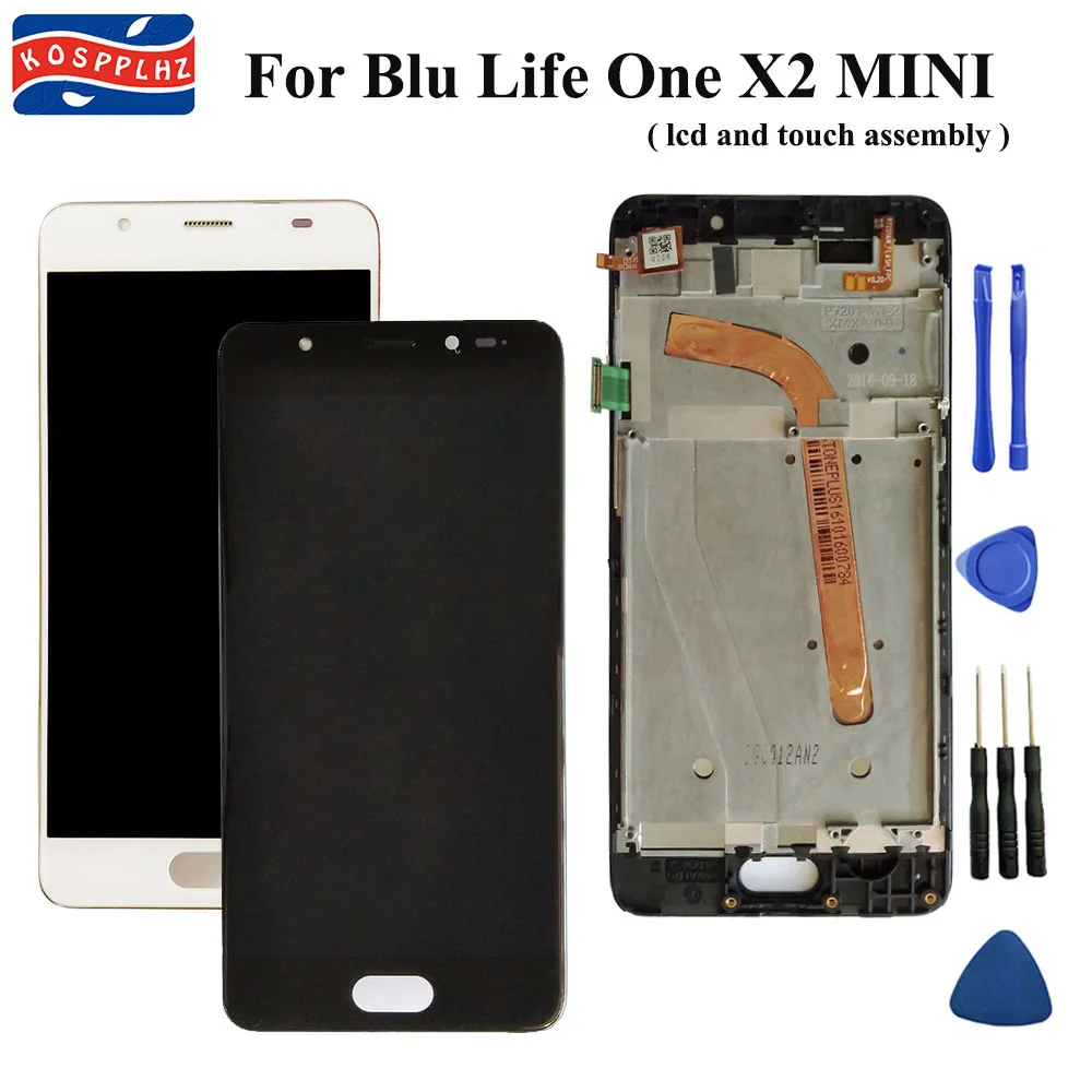 100% Tested For BLU Life One X2 Mini LCD Display and Touch Screen Assembly+frame Digitizer Replacement 5.0 in+tools | Мобильные