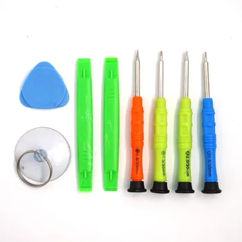 8 in 1 Mobile Phone Repair Tools Tri-wing Pentalobe Screwdriver Set for iPhone 7 6s 6 Disassemble Open Pick Spudger Suction Cup
8 in 1 Mobile Phone Repair Tools Tri-wing Pentalobe Screwdriver Set for iPhone 7 6s 6 Disassemble Open Pick Spudger Suction Cup