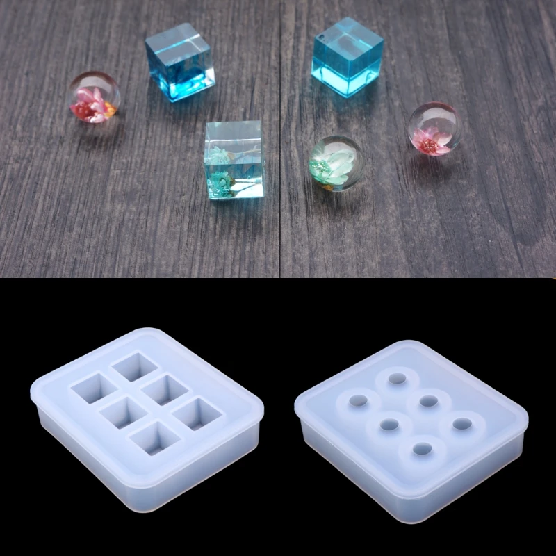 Silicone Pendant Mold Making Jewelry For Resin Necklace Mould Craft Tools DIY
