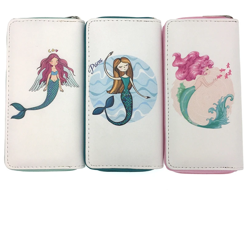 Lovely Mermaid Wallets For Girls Gift Long Clutch Purse Brand Design Purses Card Holders Wallet Fashion Zipper Wallet Money Bags
Lovely Mermaid Wallets For Girls Gift Long Clutch Purse Brand Design Purses Card Holders Wallet Fashion Zipper Wallet Money Bags