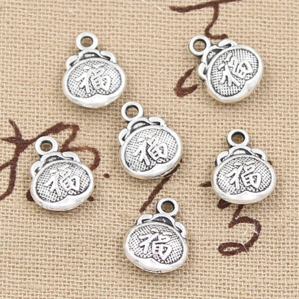 20pcs Charms Lucky Bag Sachet 13x10mm Antique Silver Color Plated Pendants Making DIY Handmade Tibetan Silver Color Jewelry
20pcs Charms Lucky Bag Sachet 13x10mm Antique Silver Color Plated Pendants Making DIY Handmade Tibetan Silver Color Jewelry