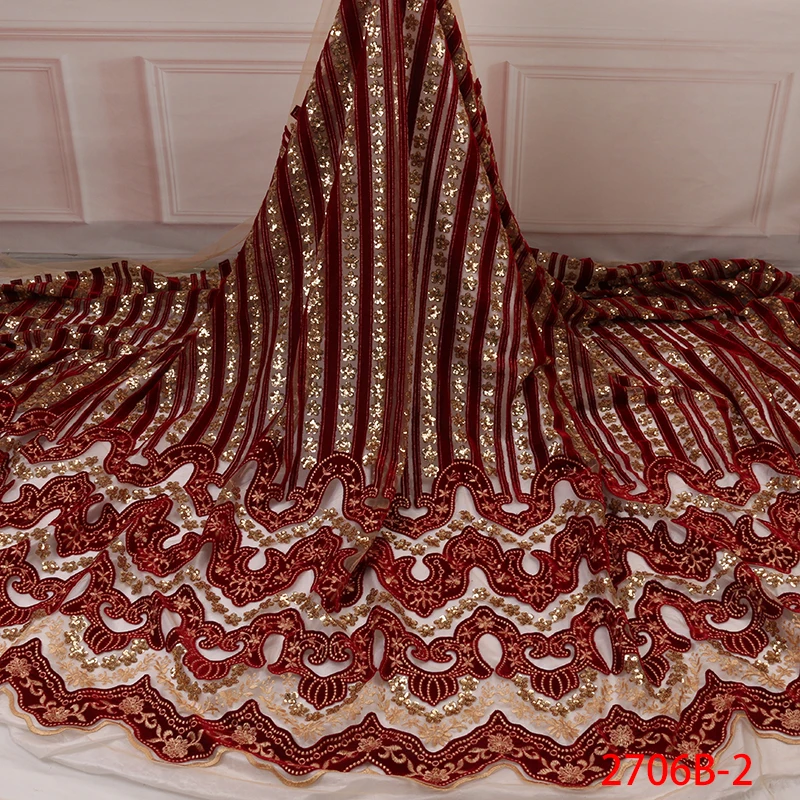 African Sequins Lace Fabric Embroidered Nigerian Velvet Lace Fabrics 2019 High Quality African French Net Lace Fabric XY2706B-2
African Sequins Lace Fabric Embroidered Nigerian Velvet Lace Fabrics 2019 High Quality African French Net Lace Fabric XY2706B-2