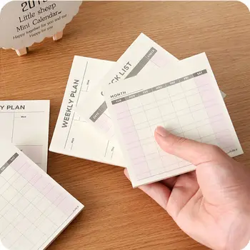 60sheets/1PC Korean Kawaii Cute Agenda Checklist Memo Pad Planner Daily Weekly Monthly Plan Desk Note Pad School Office Supplies
60sheets/1PC Korean Kawaii Cute Agenda Checklist Memo Pad Planner Daily Weekly Monthly Plan Desk Note Pad School Office Supplies
