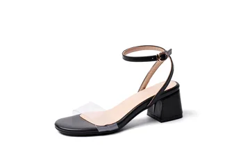 2019 summer new product with thick heel with transparent buckle sandals female 32-43
2019 summer new product with thick heel with transparent buckle sandals female 32-43