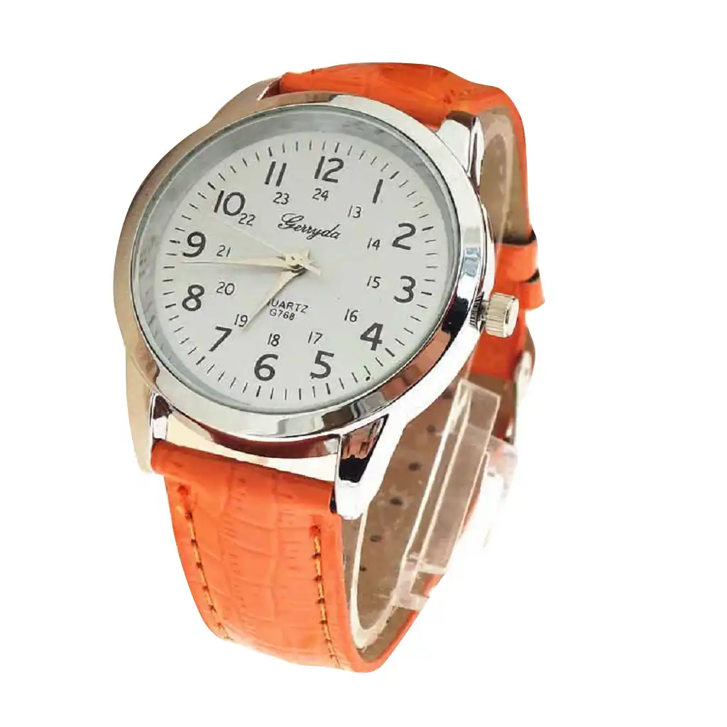 quartz man wrist watch colorful strap watch relogio masculino