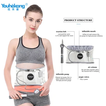 

Youhekang Medical Decompression Belt Lumbar Support Disc Herniation Belt Therapy Traction Device Waist Muscle Strain Relief