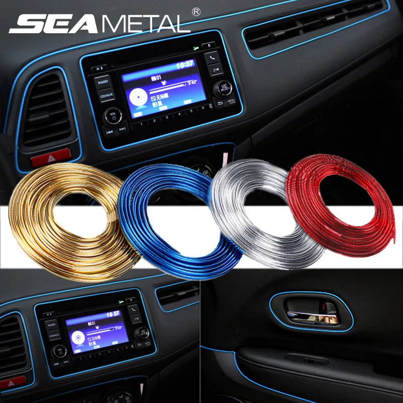 New 5M Car Styling Interior Exterior Decoration Strips Moulding Trim Dashboard Door Edge Universal for Cars Auto Accessories
New 5M Car Styling Interior Exterior Decoration Strips Moulding Trim Dashboard Door Edge Universal for Cars Auto Accessories