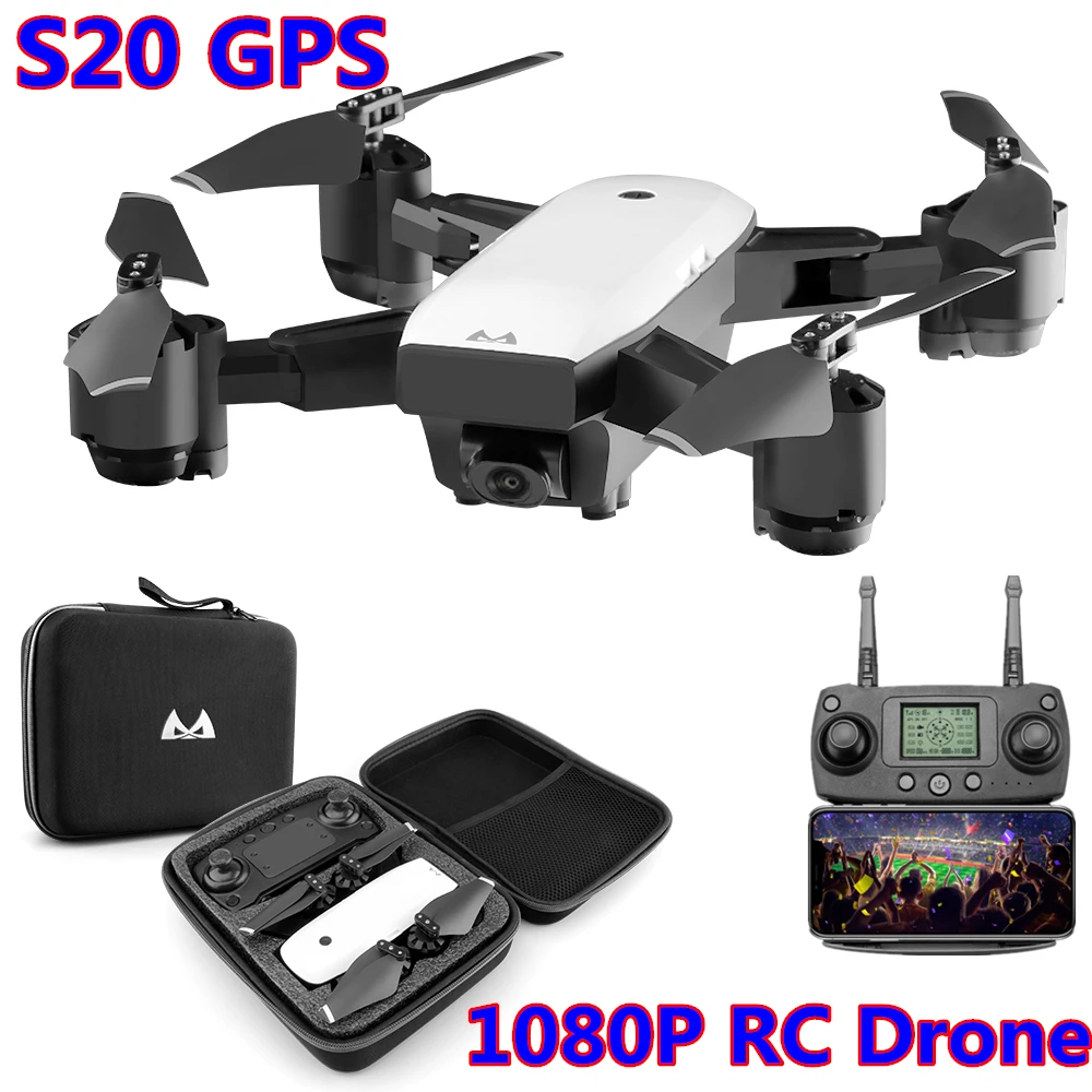 SMRC S20 GPS Foldable Drones with Camera HD RC Drone WiFi FPV Quadrocopter Follow Me Dron RTF High Speed VS H117S Zino F11 X9 X5
SMRC S20 GPS Foldable Drones with Camera HD RC Drone WiFi FPV Quadrocopter Follow Me Dron RTF High Speed VS H117S Zino F11 X9 X5