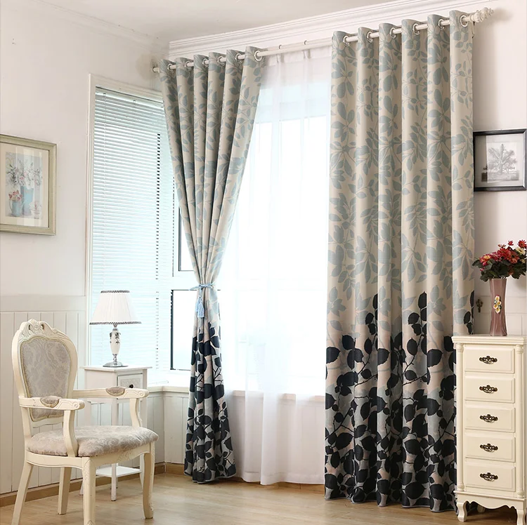 Pastoral High Quality Window Screening Curtain Finished Product Treatments Panel Draperies Printed Curtains for Living Room
Pastoral High Quality Window Screening Curtain Finished Product Treatments Panel Draperies Printed Curtains for Living Room