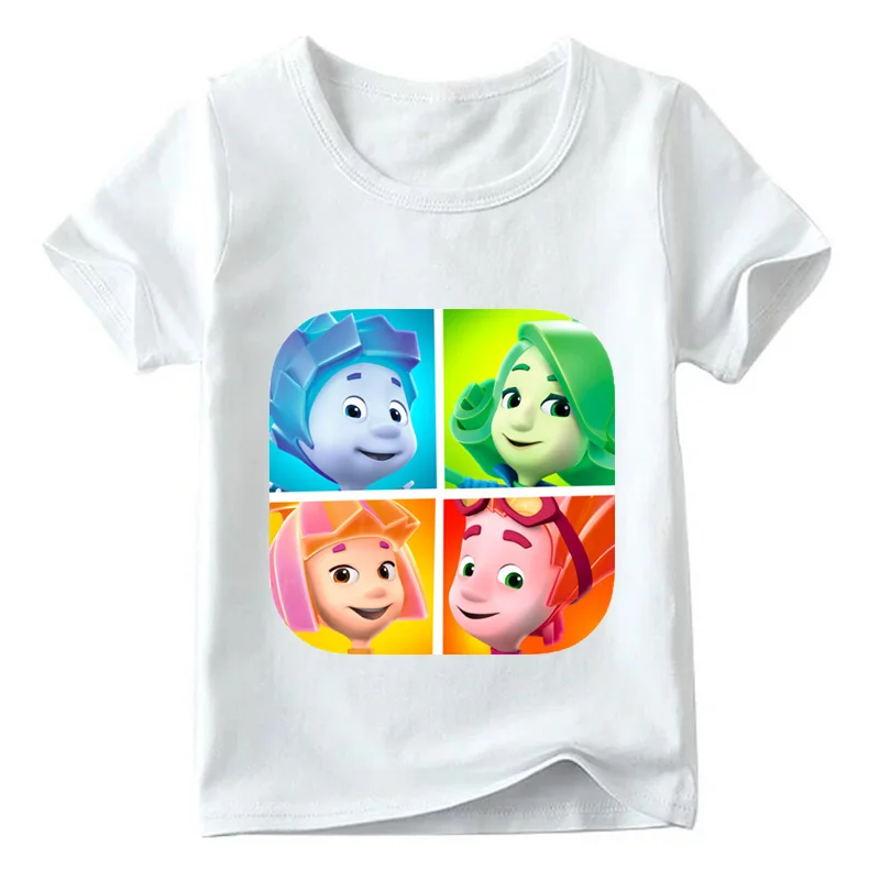Children Russian Cartoon The Fixies Funny T Shirt Baby Boys/girls Summer Tops Short Sleeve T-shirt Kids Cute Clothes,ooo5148
Children Russian Cartoon The Fixies Funny T Shirt Baby Boys/girls Summer Tops Short Sleeve T-shirt Kids Cute Clothes,ooo5148