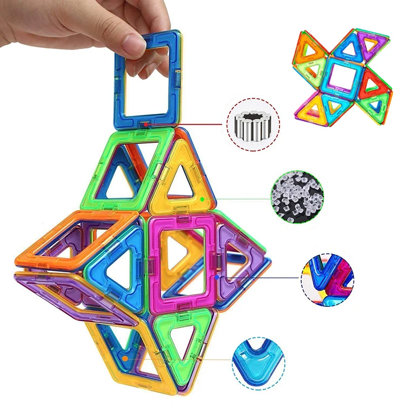 Big Size Magnetic Blocks Kids Magnetic Designer Construction Set Model Building Toy Magnet Game Educational Toys For Children
Big Size Magnetic Blocks Kids Magnetic Designer Construction Set Model Building Toy Magnet Game Educational Toys For Children