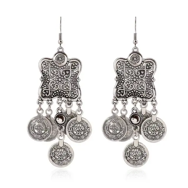 MX0278 New Jewelry Exquisite Trendy Earrings Modern Beautiful Bohemian Coin Tassel Stud Earrings for Women
MX0278 New Jewelry Exquisite Trendy Earrings Modern Beautiful Bohemian Coin Tassel Stud Earrings for Women