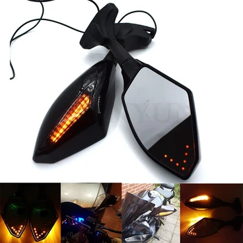 Universal Motorcycle Rear View Side Wing Mirrors w/ LED Turn Signal Light For Honda CBR600RR CBR1000RR FIREBLADE SP F-33 Y-688H
Universal Motorcycle Rear View Side Wing Mirrors w/ LED Turn Signal Light For Honda CBR600RR CBR1000RR FIREBLADE SP F-33 Y-688H