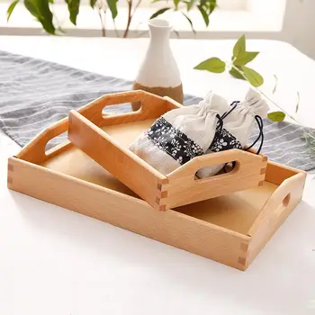 Rectangular Natural Wooden Storage Tray Japanese Creative Tea Set Home Breakfast Cake Drink Cutlery Organizer Serving Platter
Rectangular Natural Wooden Storage Tray Japanese Creative Tea Set Home Breakfast Cake Drink Cutlery Organizer Serving Platter