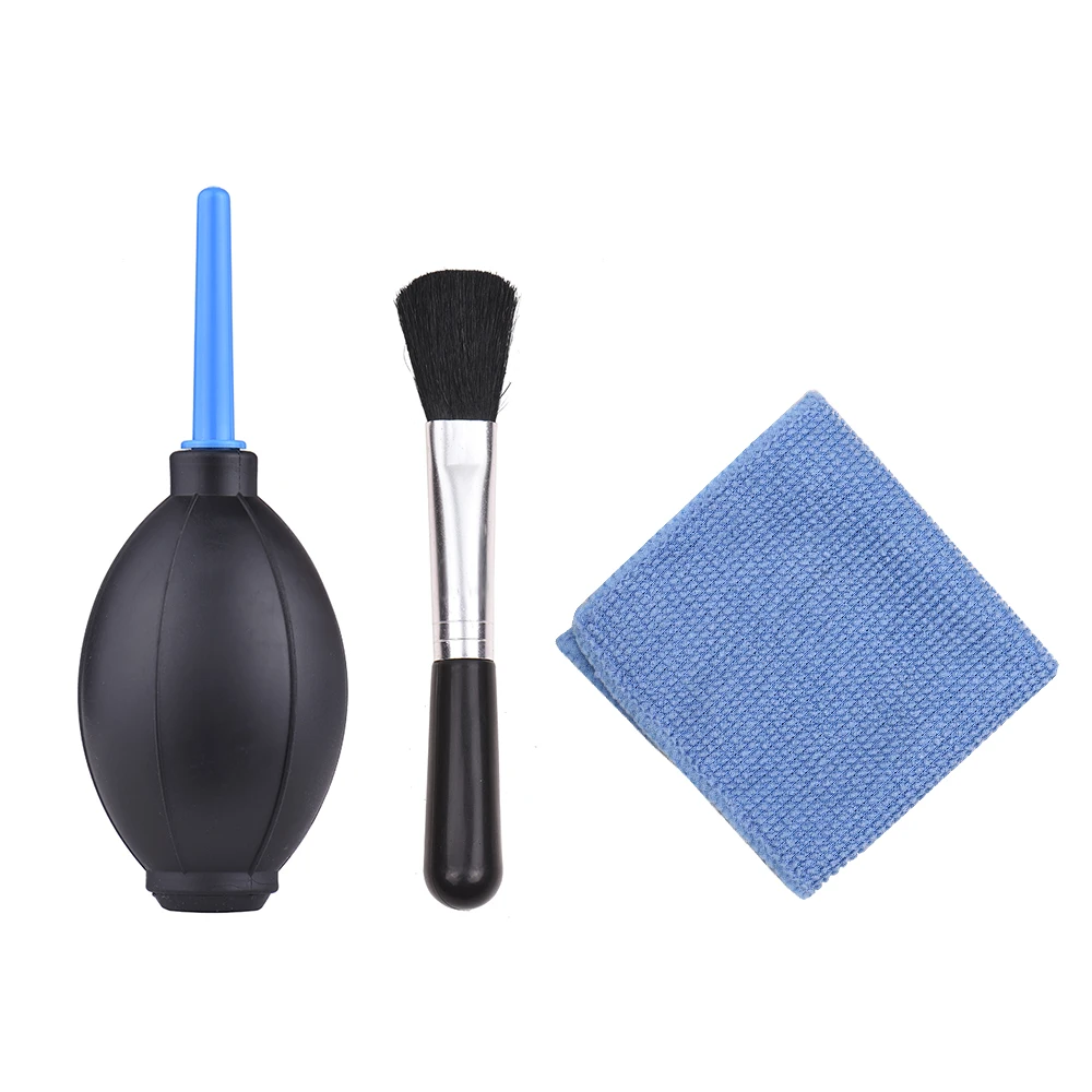 3 in 1 Dust Cleaner Camera Cleaning Kit Lens Brush+ Cleaning Cloth+ Air Blower for Canon Nikon Sony DSLR ILDC Camera and Lens
3 in 1 Dust Cleaner Camera Cleaning Kit Lens Brush+ Cleaning Cloth+ Air Blower for Canon Nikon Sony DSLR ILDC Camera and Lens