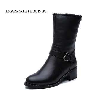 BASSIRIANA 2019 new winter women's wool boots genuine leather warm shoes short high quality
BASSIRIANA 2019 new winter women's wool boots genuine leather warm shoes short high quality