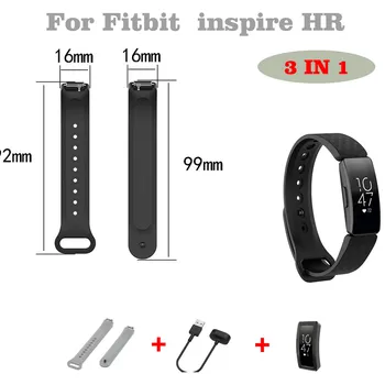 Smartwatch Smartband Strap For Fitbit Inspire HR Watch Band Wrist Strap+charger+ TPU Screen Protector Smart Watch Straps Film
Smartwatch Smartband Strap For Fitbit Inspire HR Watch Band Wrist Strap+charger+ TPU Screen Protector Smart Watch Straps Film