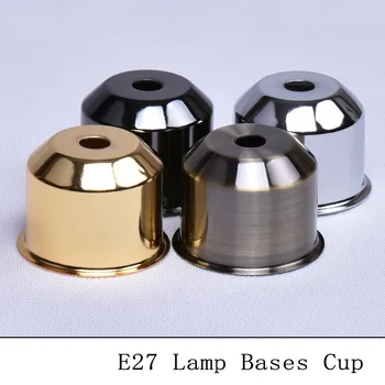 Vintage E27 Lamp Socket Cup Bronzed/Black/Silver/Gold Table Lamp Holder Covers Wall Ceiling Light Lamp Bases Cups 6Pcs/Lot
Vintage E27 Lamp Socket Cup Bronzed/Black/Silver/Gold Table Lamp Holder Covers Wall Ceiling Light Lamp Bases Cups 6Pcs/Lot