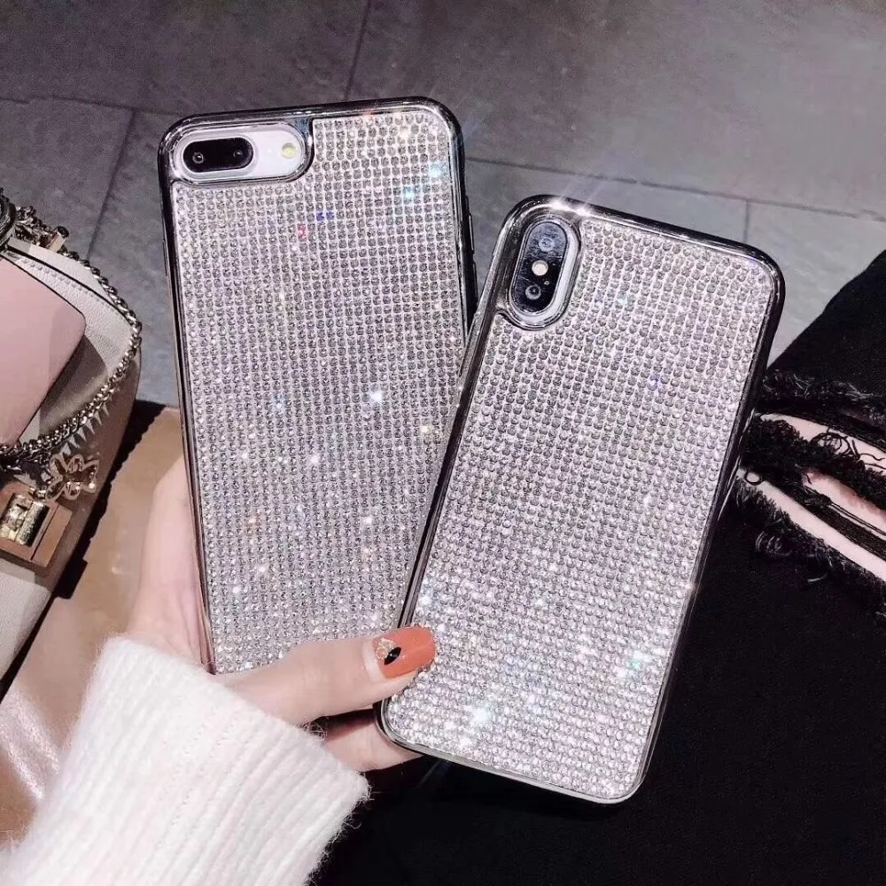 Bling Glitter Shining Phone Case For iPhone 8 Plus X(10) Silicone Cover For iPhone XS Max XR 6 6s Plus 7 8 Case TPU Funda EEMIA 
Bling Glitter Shining Phone Case For iPhone 8 Plus X(10) Silicone Cover For iPhone XS Max XR 6 6s Plus 7 8 Case TPU Funda EEMIA