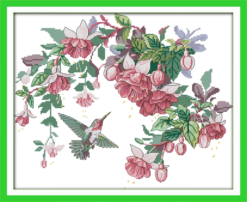 Hummingbirds (2) counted printed on fabric DMC 14CT 11CT Cross Stitch kitsembroidery needlework Sets Home Decor
Hummingbirds (2) counted printed on fabric DMC 14CT 11CT Cross Stitch kitsembroidery needlework Sets Home Decor