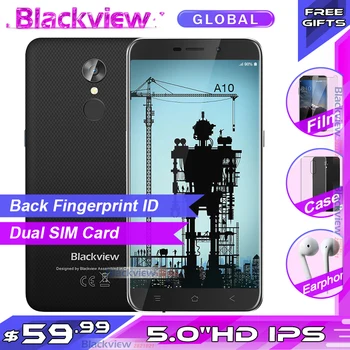 Blackview A10 Smartphone 5.0" HD 2GB RAM 16GB ROM Android 7.0 Quad Core 2800mAh 3G Mobile Phone
Blackview A10 Smartphone 5.0" HD 2GB RAM 16GB ROM Android 7.0 Quad Core 2800mAh 3G Mobile Phone