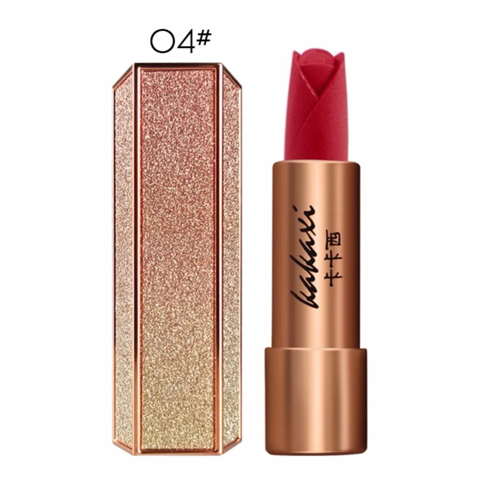Flower Shape Matte Lipstick Long-lasting Waterproof Non-Stick Cup Easy To Color Velvet Lipstick Lip Gloss
Flower Shape Matte Lipstick Long-lasting Waterproof Non-Stick Cup Easy To Color Velvet Lipstick Lip Gloss
