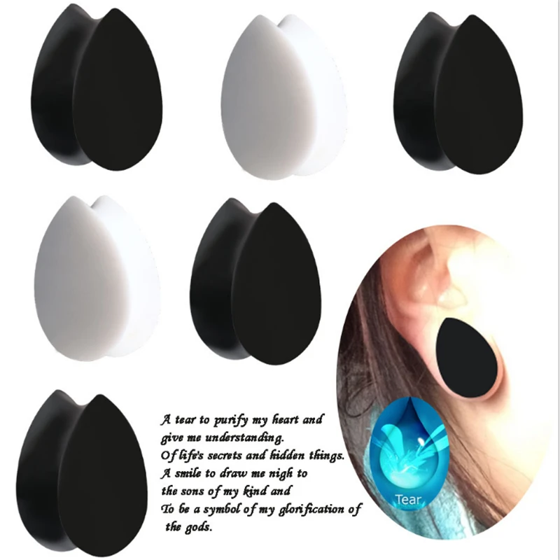 New Arrival Ear Plug Tunnel Fashion Silicone Water Drop Ear Gauge Stretcher Heart Vintage Expander Body Piercing Sexy Jewelry
New Arrival Ear Plug Tunnel Fashion Silicone Water Drop Ear Gauge Stretcher Heart Vintage Expander Body Piercing Sexy Jewelry