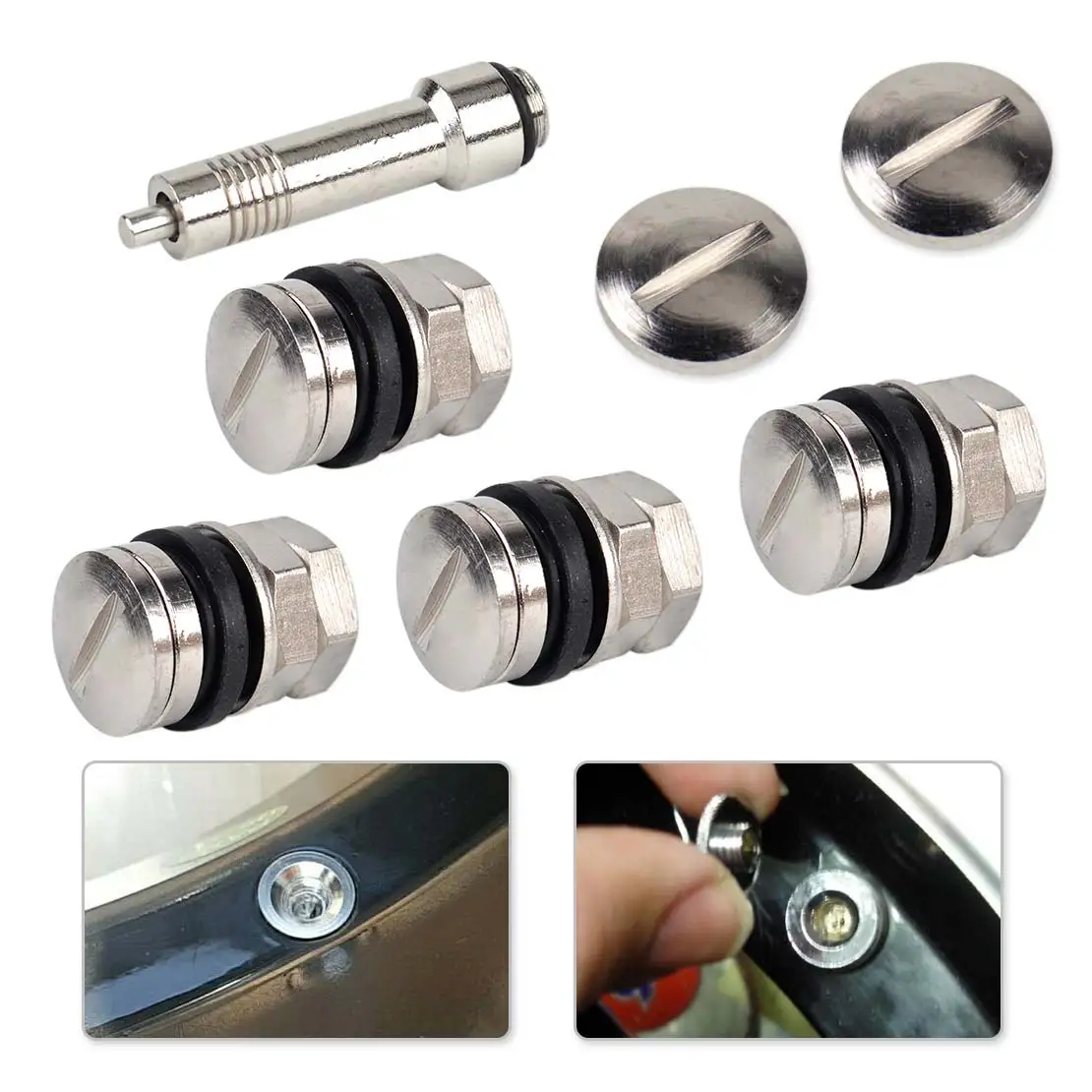DWCX New 4x Car Truck Stealth Flush Mount Wheel Tyre Tire Hidden Valve Stems for VW Audi Peugeot Hyundai Mazda Toyota Honda Kia
DWCX New 4x Car Truck Stealth Flush Mount Wheel Tyre Tire Hidden Valve Stems for VW Audi Peugeot Hyundai Mazda Toyota Honda Kia