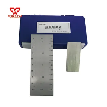 50um Scraper Fineness Test Double Groove Fineness Gauge 2.5um Division Value Scraper Fineness Grindometer BGD242/2
50um Scraper Fineness Test Double Groove Fineness Gauge 2.5um Division Value Scraper Fineness Grindometer BGD242/2