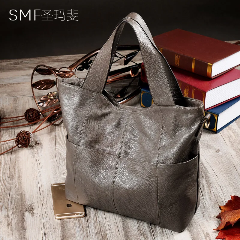 Miss daisy2017 autumn fashion first layer of cowhide tote bag Large all-match formal one shoulder cross-body women's handbag
Miss daisy2017 autumn fashion first layer of cowhide tote bag Large all-match formal one shoulder cross-body women's handbag