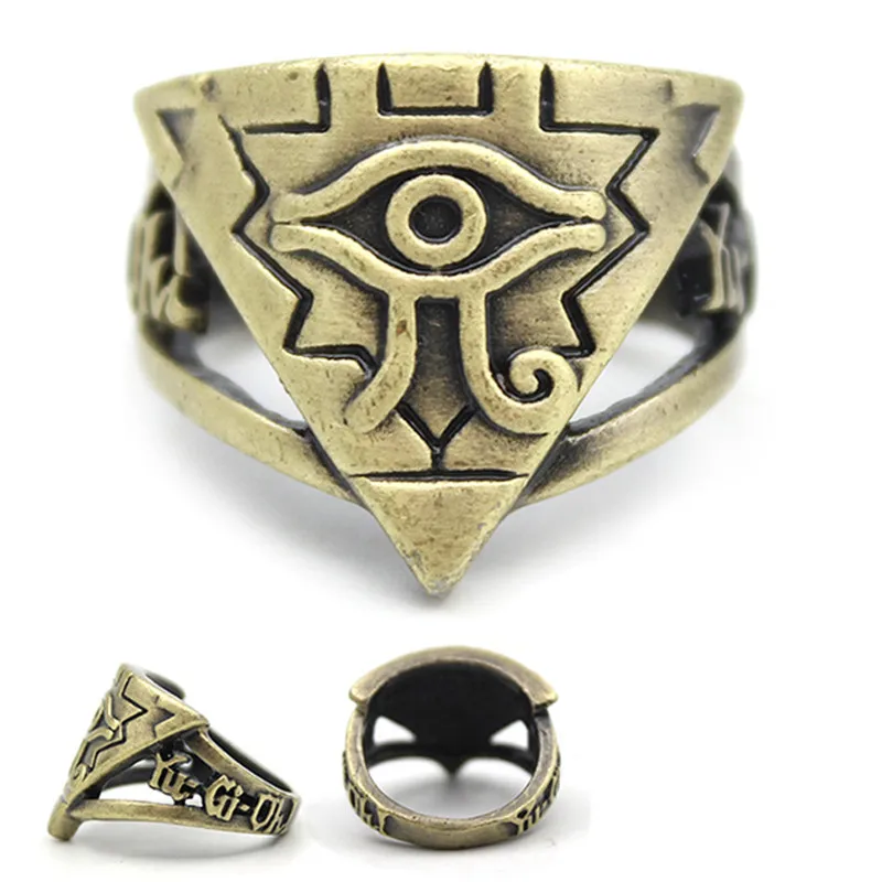 Classic Yu-Gi-Oh Ring Anime Yugioh Millenium Holder Toy Yu Gi Oh Cosplay Pyramid Egyptian Eye Of Horus Ring Holder Jewelry
Classic Yu-Gi-Oh Ring Anime Yugioh Millenium Holder Toy Yu Gi Oh Cosplay Pyramid Egyptian Eye Of Horus Ring Holder Jewelry