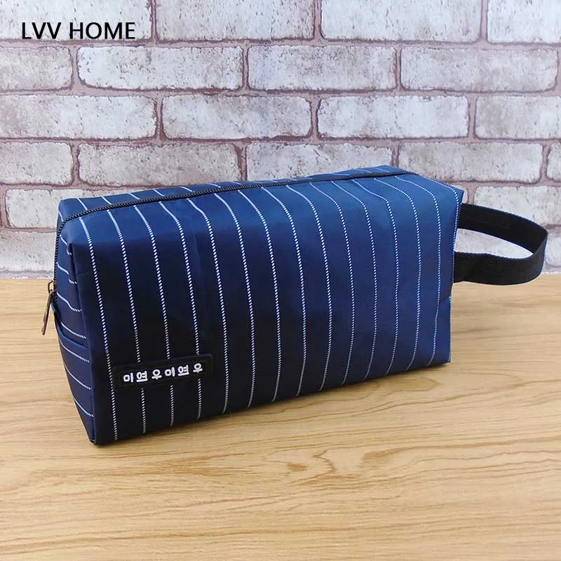 LVV HOME Waterproof men's portable wash bag/hand carry folding fitness stripe cosmetic Storage bag shower bag Trousse
LVV HOME Waterproof men's portable wash bag/hand carry folding fitness stripe cosmetic Storage bag shower bag Trousse