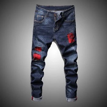 hip hop streetwear pants jeans men clothes 2018 biker ripped jeans pants for men slim fit jeans atchwork denim pants D2831
hip hop streetwear pants jeans men clothes 2018 biker ripped jeans pants for men slim fit jeans atchwork denim pants D2831