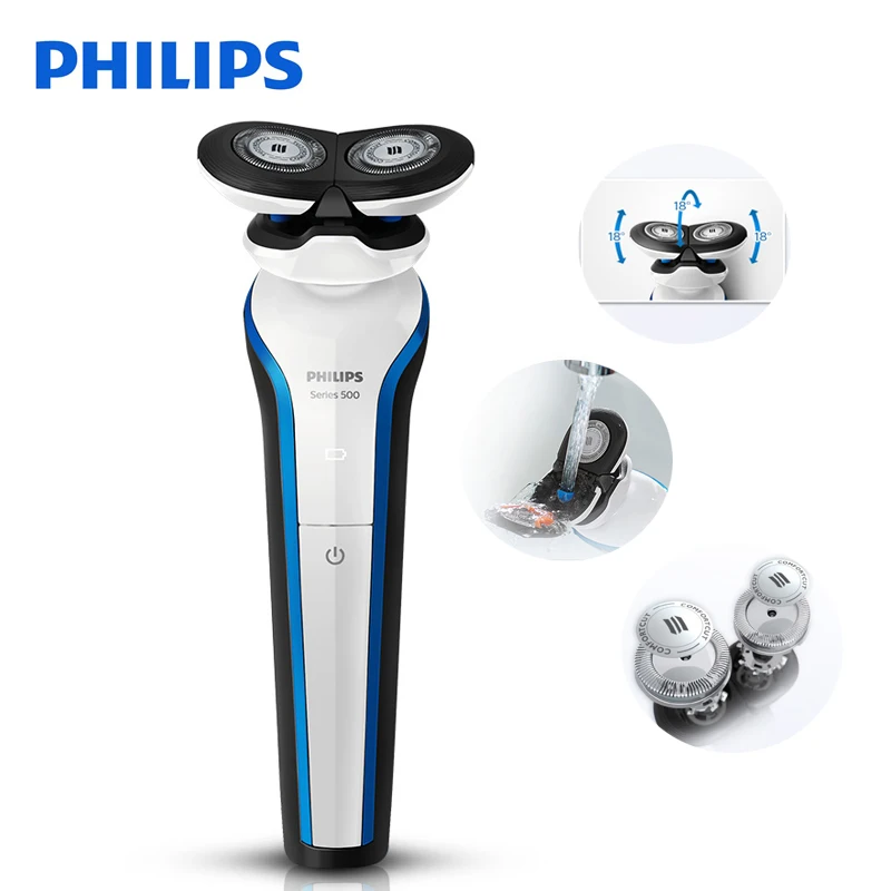 100% Original Philips Electric Shaver S566 Rechargeable 2 Blade Rotate Electric Shaver Face Beard Electric Razor For Men Wet&Dry
100% Original Philips Electric Shaver S566 Rechargeable 2 Blade Rotate Electric Shaver Face Beard Electric Razor For Men Wet&Dry