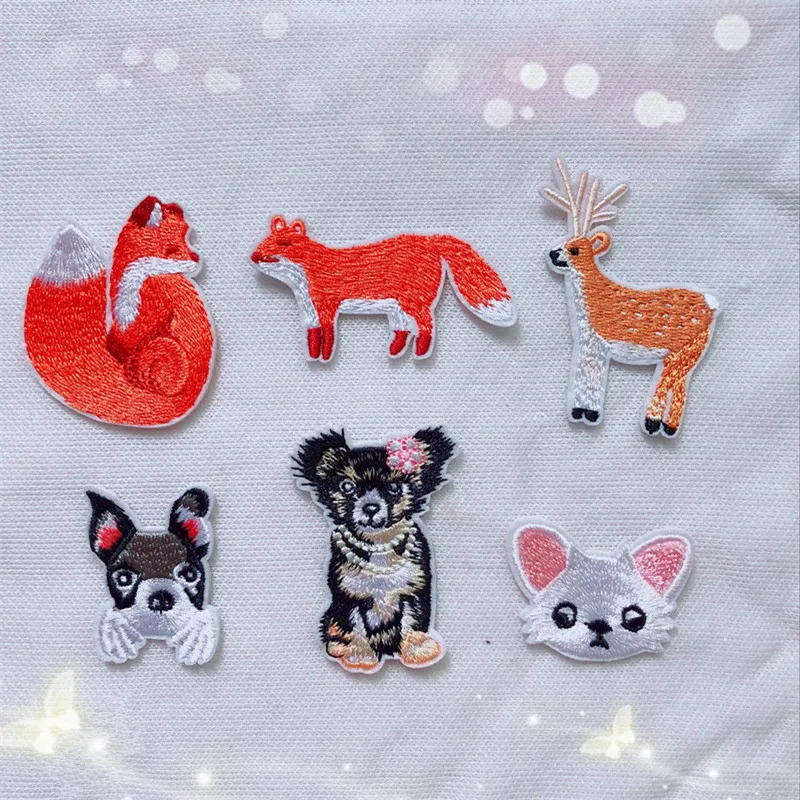 10PCS/lot Cheap Fox Deer Dog Iron On Patch for Clothing Applique for Jeans DIY Accessories Cute Cheap Cute Animal Patches
10PCS/lot Cheap Fox Deer Dog Iron On Patch for Clothing Applique for Jeans DIY Accessories Cute Cheap Cute Animal Patches